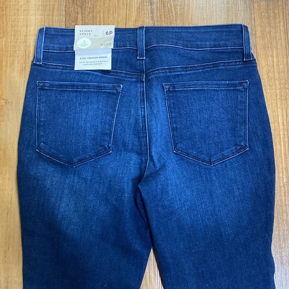 NYDJ Los Angeles AMI medium wash skinny ankle jeans size 6P NWT - Picture 5 of 12
